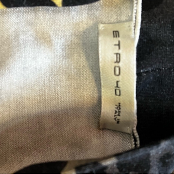 Etro leopard and Paisley silk Women's cardigan 40 4 - Picture 5 of 6